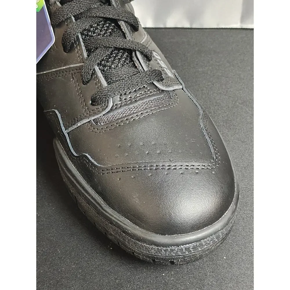 New Balance Mens Size 13 550 Black Triple Black Leather Sneakers BB550BBB NWT